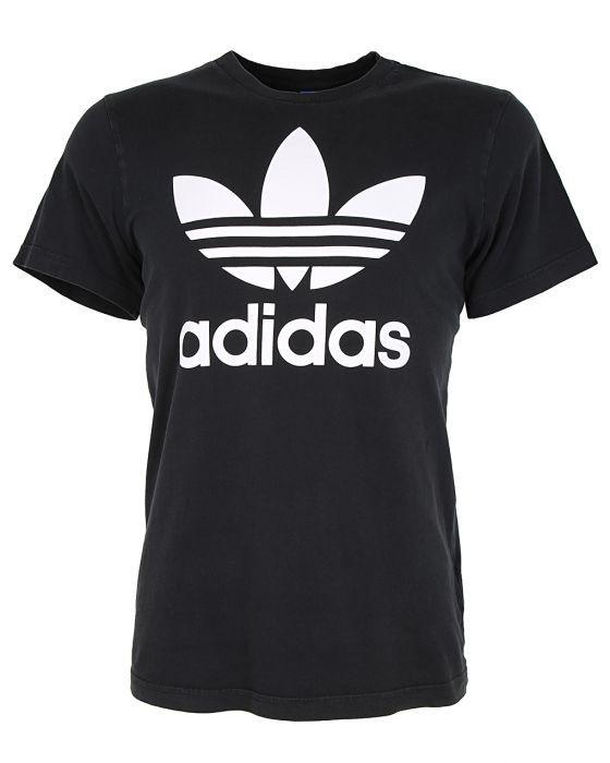 Black Adidas Logo - Black Adidas Logo T-Shirt - S Black £25 | Rokit Vintage Clothing