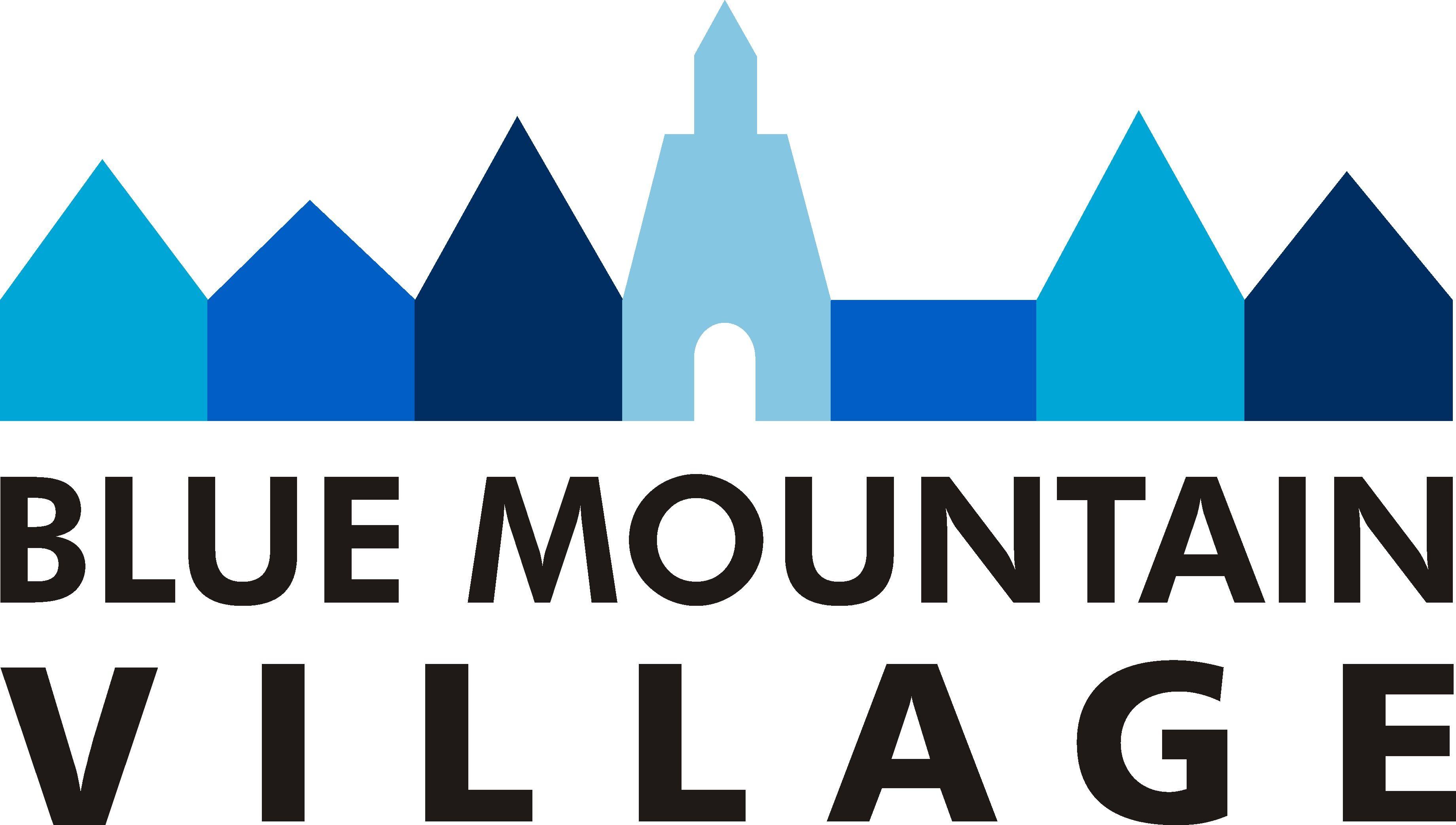 Blue Mountain Logo - Blue Mountain Village – logo | Indie88