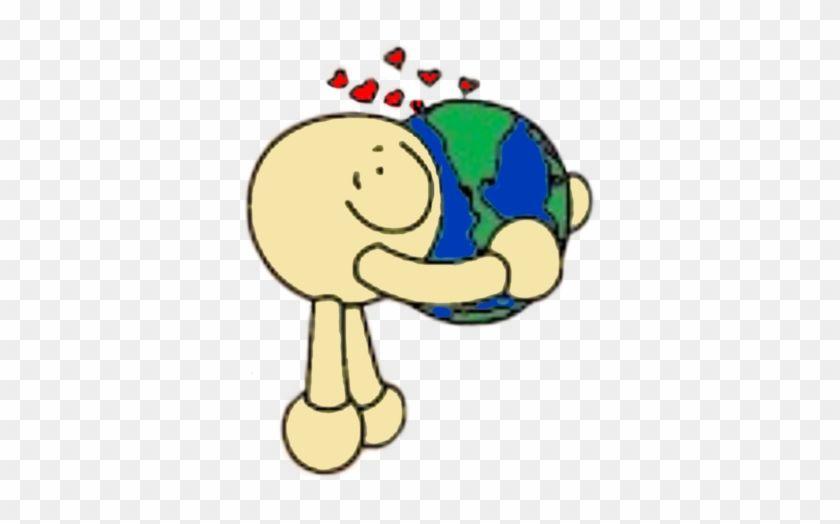 Cartoon Earth Logo - Cropped Happy Logo Earth Hug - Cartoon - Free Transparent PNG ...
