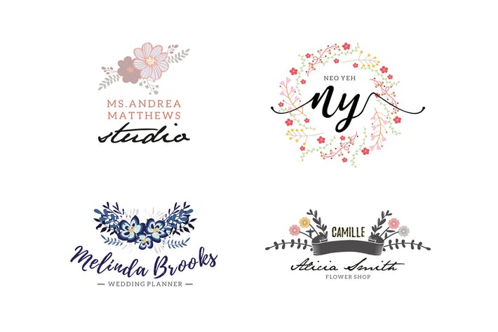 Floral Business Logo - Floral Business Logos by graphix_shiv on Envato Elements