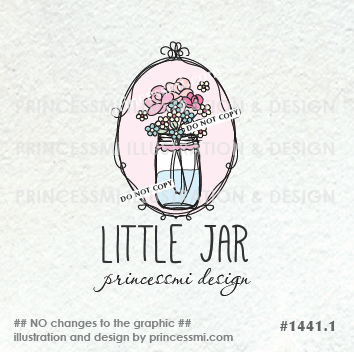 Floral Business Logo - Damask logo, french style, vintage business logo, vintage style ...