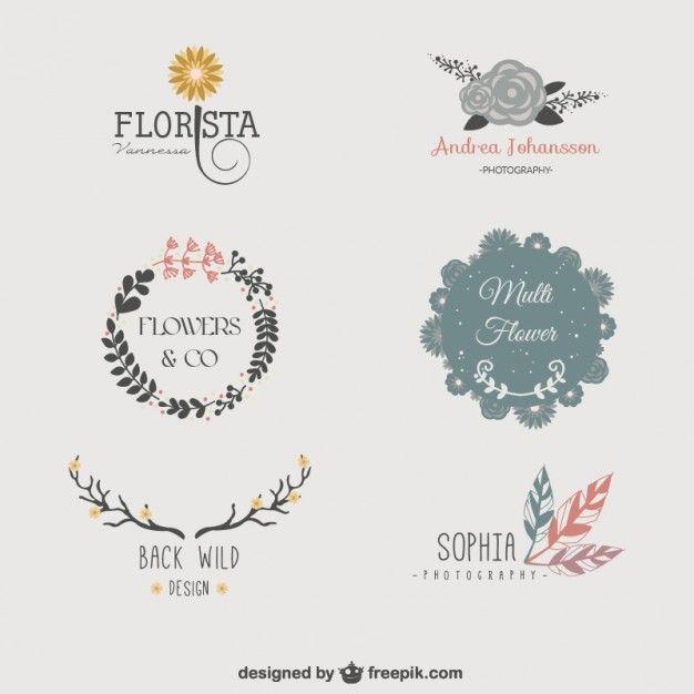 Floral Business Logo - Floral logo templates Vector | Free Download