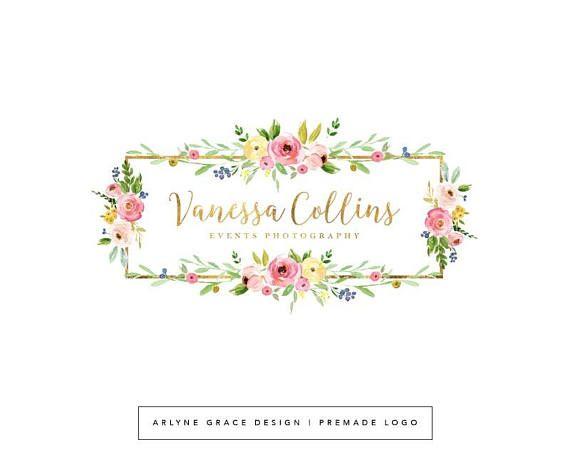 Floral Business Logo - Premade Logo Design Logo Flower Logo