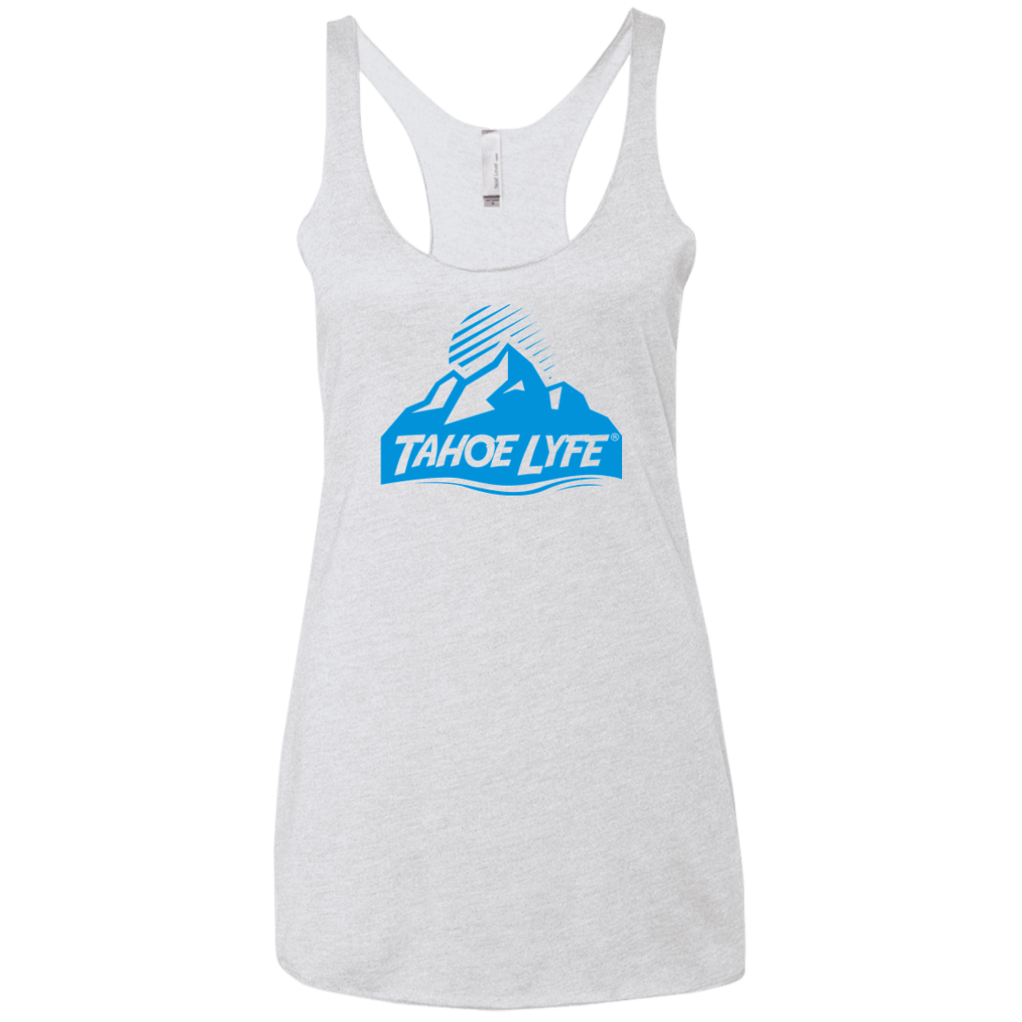 Blue Mountain Logo - Tahoe Lyfe Blue Mountain Logo Ladies' Triblend Racerback Tank
