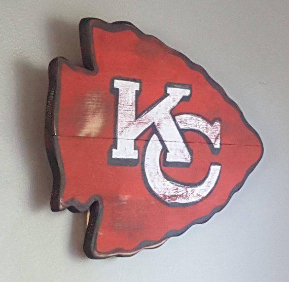 Arrowhead Sports Logo - Kansas City Chiefs Arrowhead. KC Chiefs reclaimed wood | Etsy