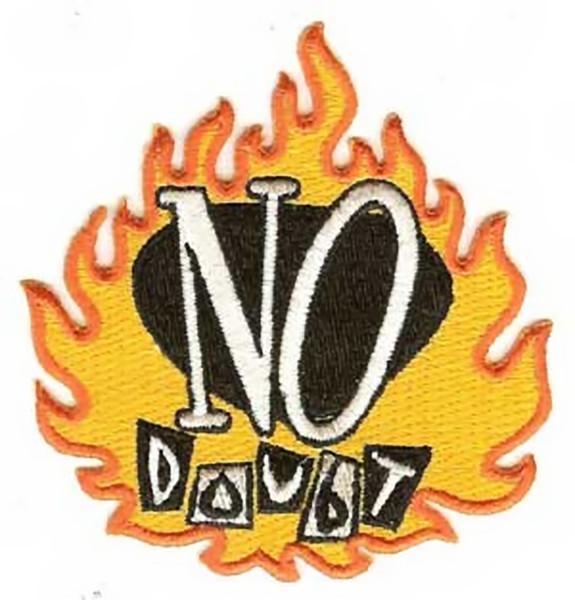 No Doubt Logo - No Doubt Iron On Patch Flame Logo