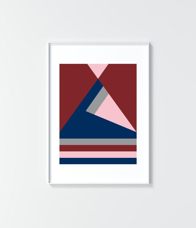 Red White Blue Triangle Logo - Blue Triangle - Hisba — ARTBOX