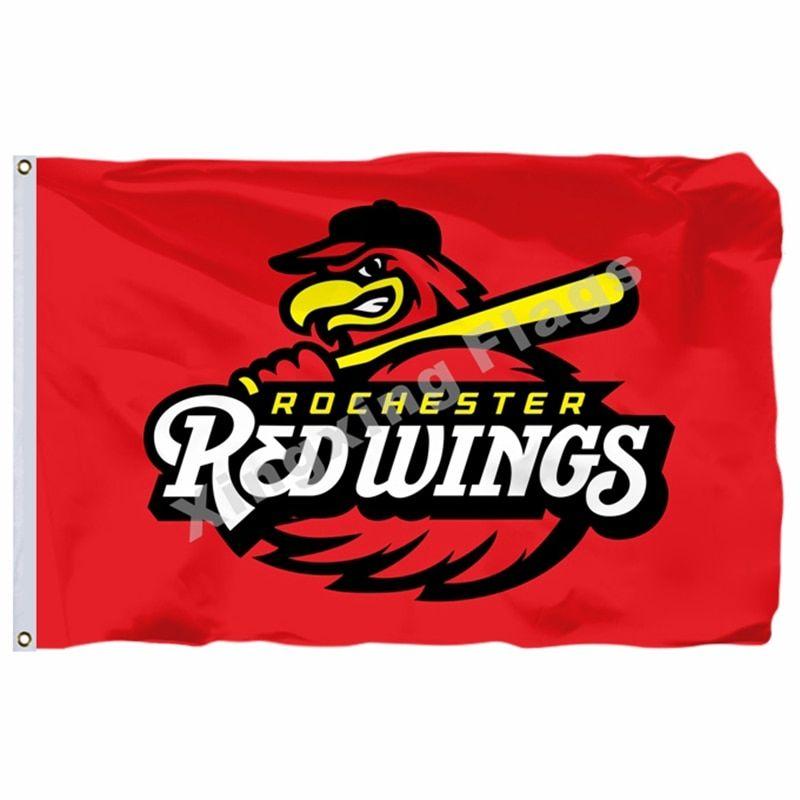 Rochester Red Wings Logo - Detail Feedback Questions about Rochester Red Wings Flag 3ft X 5ft ...