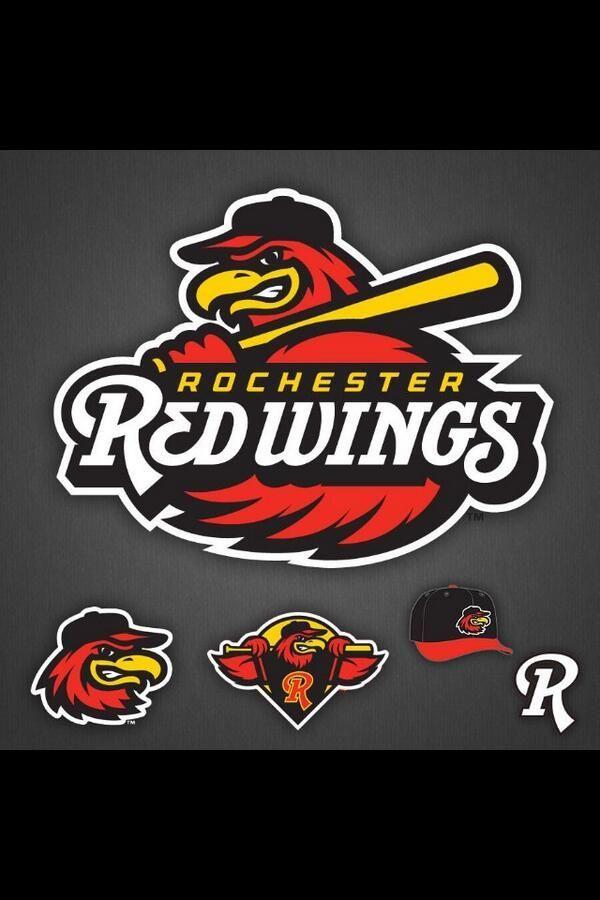 Rochester Red Wings Logo - A.J. Achter on | logos | Pinterest | Sports logo, Logos and Minor ...