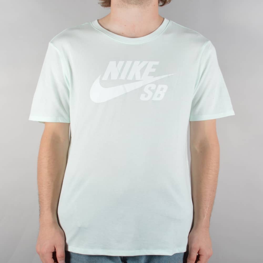 Nike Skate Logo - Nike SB SB Logo Skate T-Shirt - Barely Green/White - SKATE CLOTHING ...
