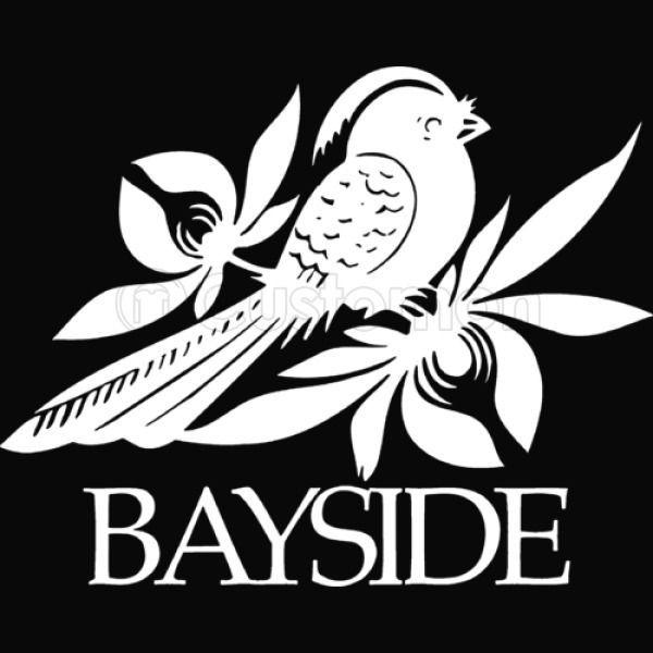 The Birds Band Logo - Bayside Band Logo Baseball T Shirt
