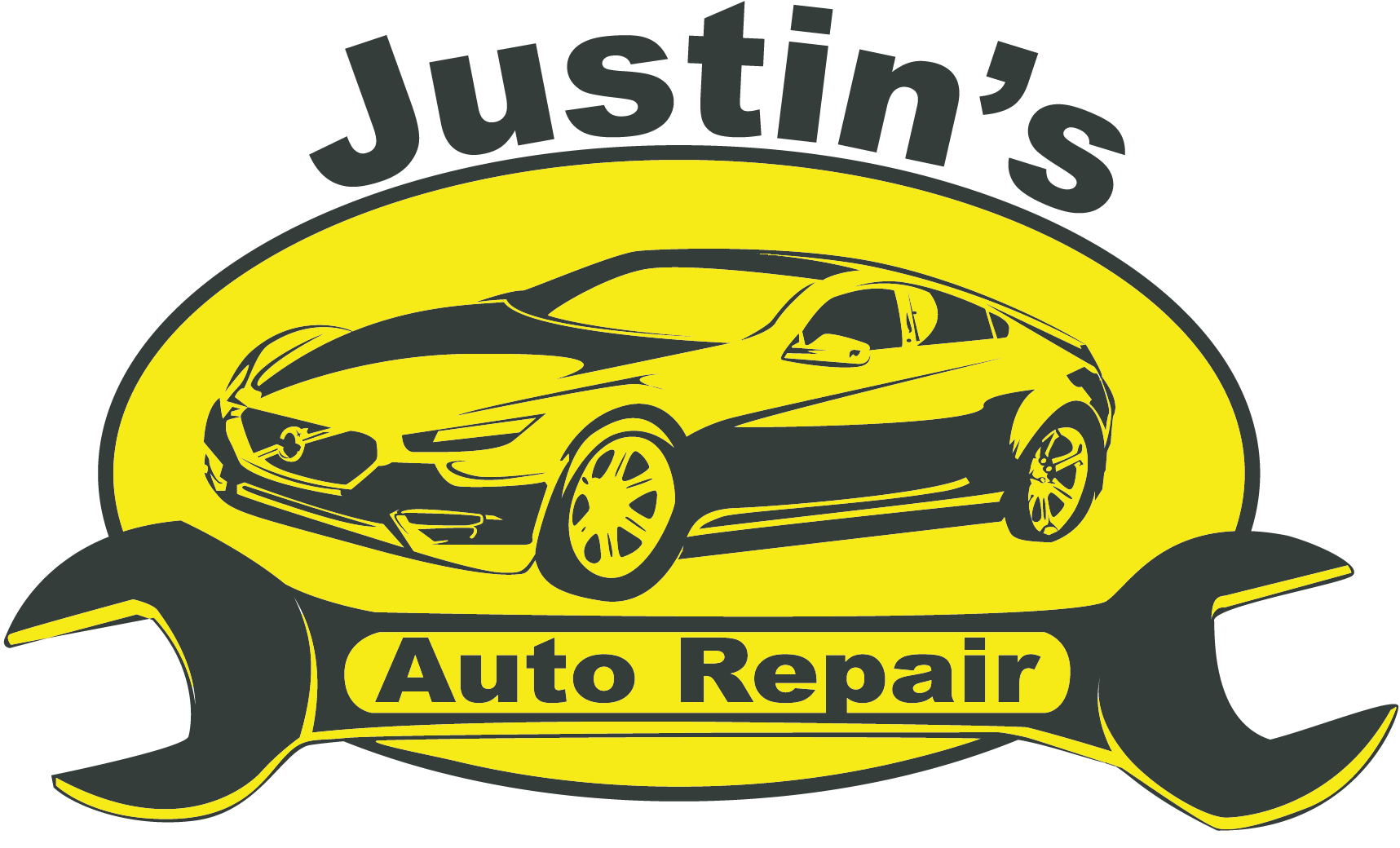 Car Mechanic Logo - Home. Justin's Auto Repair