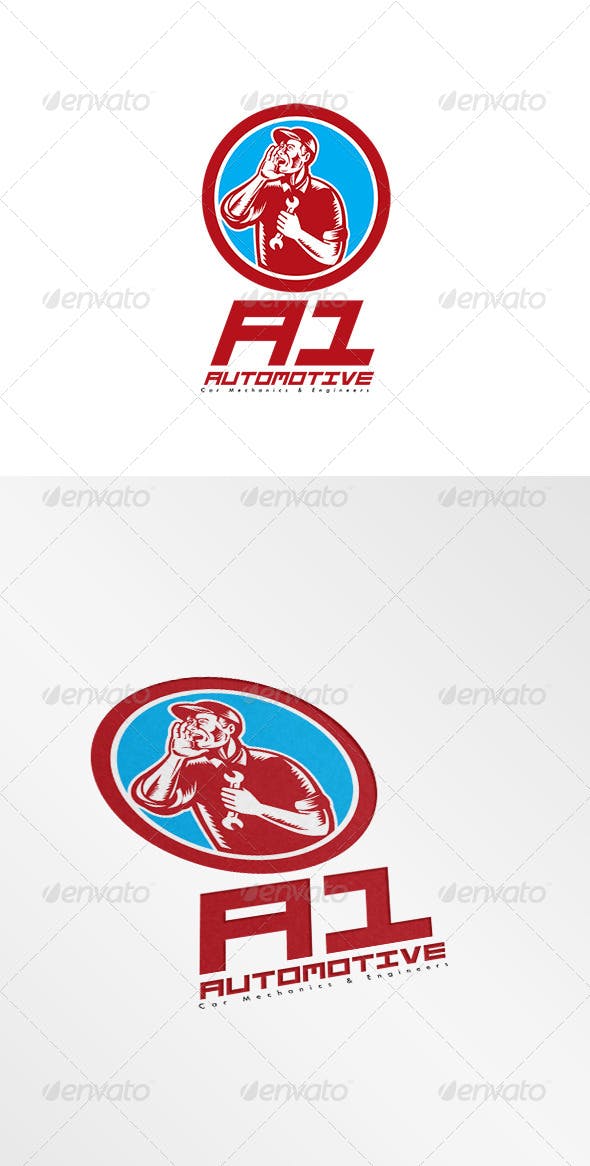 Car Mechanic Logo - A1 Car Mechanic Logo
