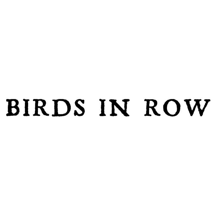 The Birds Band Logo - Birds In Row - Deathwish Inc