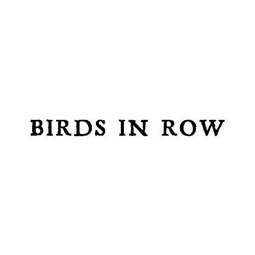The Birds Band Logo - Birds In Row Band Logo Vinyl Decal