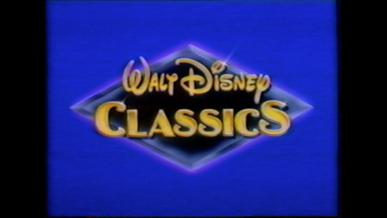 Walt Disney Classics VHS Logo - WALT DISNEY'S CLASSICS LOGO [VHS] 1992