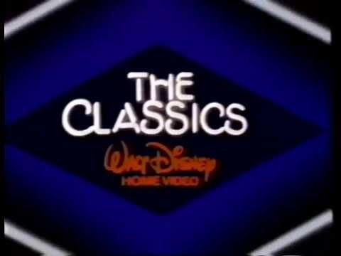 Walt Disney Classics VHS Logo - Walt Disney Home Video - The Classics (1985) Company Logo (VHS ...