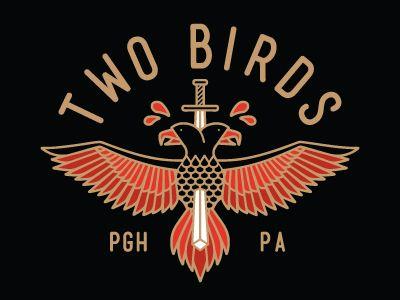 The Birds Band Logo - TWO BIRDS