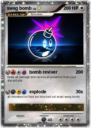 Swag Bomb Logo - Pokémon swag bomb - bomb reviver - My Pokemon Card