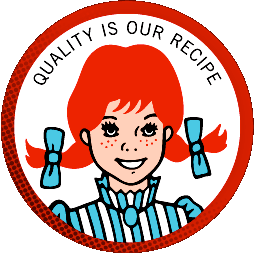 Wendy's Old Logo - Wendy's Mascot Logo.png
