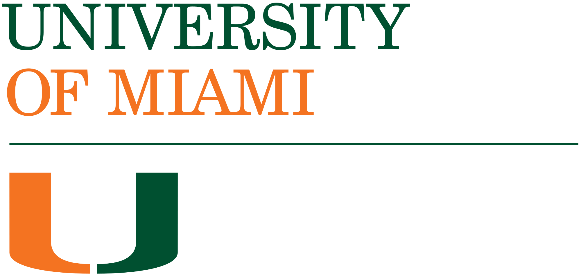 University of Miami Logo - University of Miami logo.svg