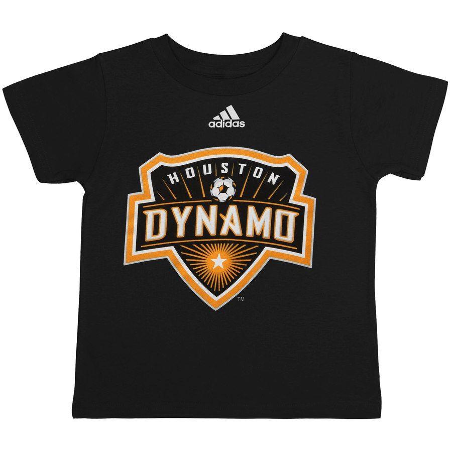 Dynamo Logo - Youth Houston Dynamo Adidas Black Primary Logo T Shirt