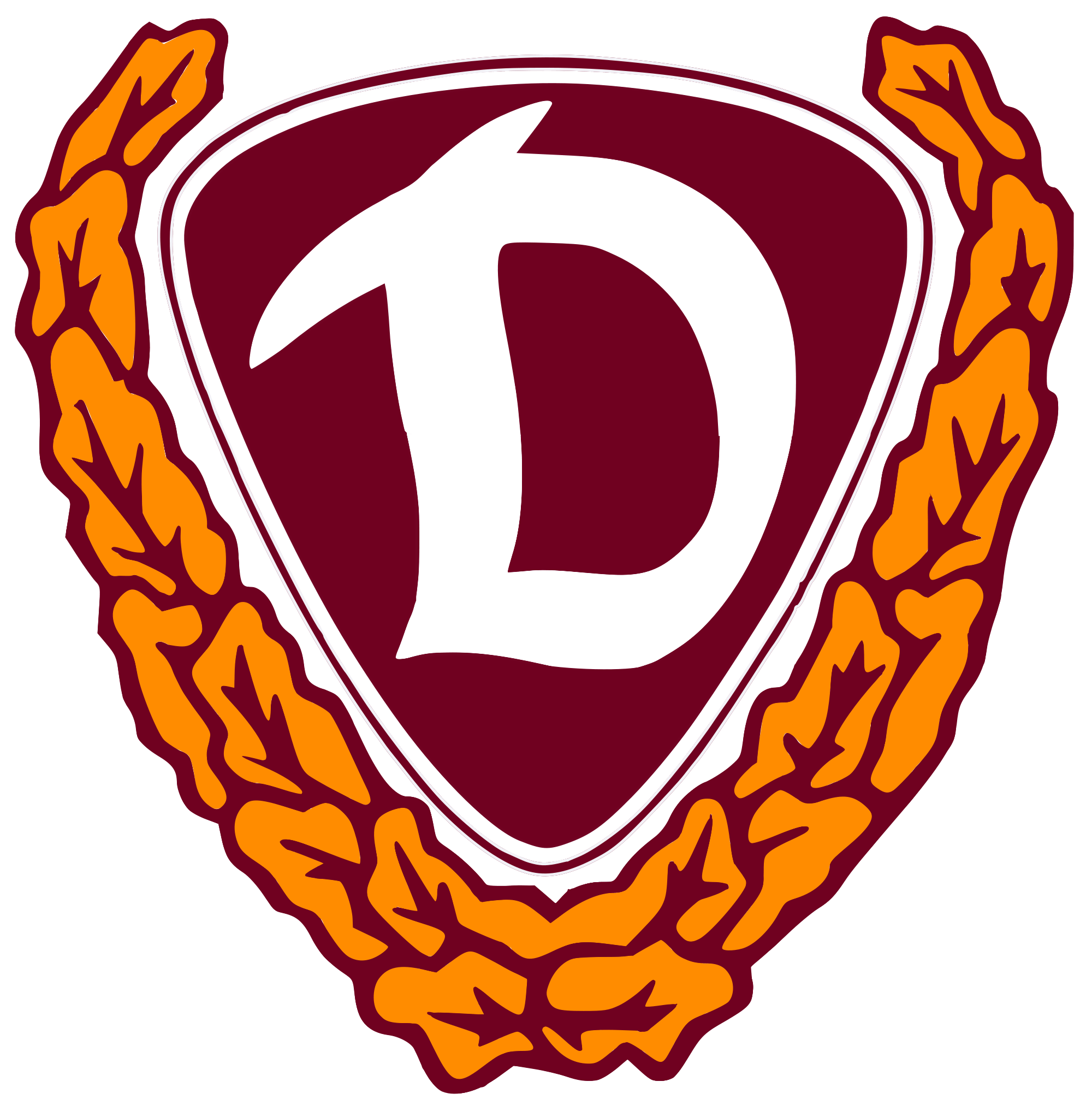 Dynamo Logo - SV Dynamo logo wreath.svg