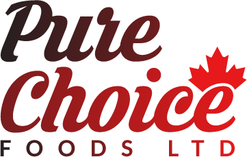 Egg White and Red Logo - Freeze Dried Egg White Crystals - Pure Choice Foods LTD.