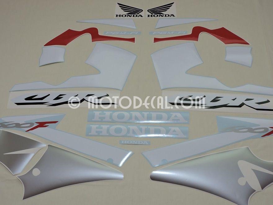 Red Blue F Logo - Honda CBR 600 F 2001 Red Blue DECAL KIT by MOTODECAL.COM