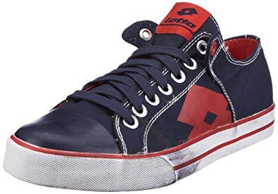 Red Blue F Logo - Lotto Sport FLORIDA LOGO Trainers Mens Blue Blau MIDNGHT N F.RED