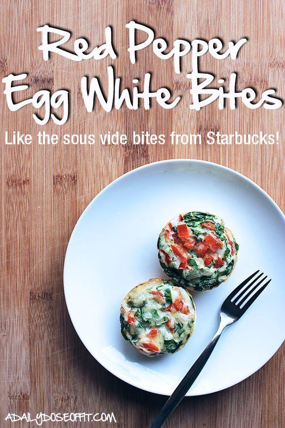 Egg White and Red Logo - Red Pepper Egg White Bites: Like the sous vide bites from Starbucks ...