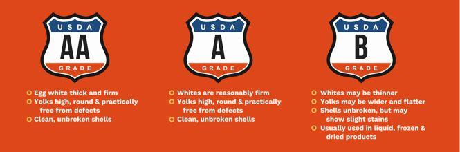 Egg White and Red Logo - The USDA Grade on Egg Cartons: What Does It Mean? - Egg Safety Center