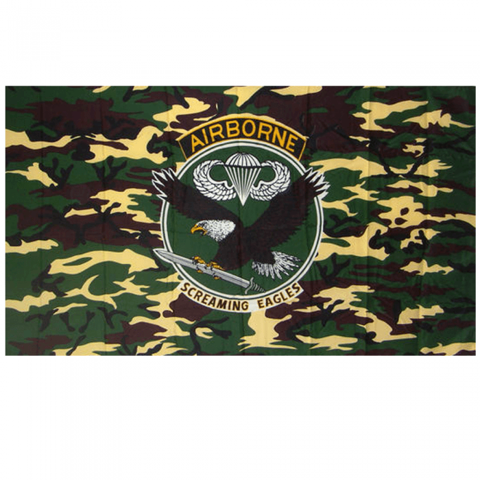 Camo Flag Logo - Airborne - Camo Flag