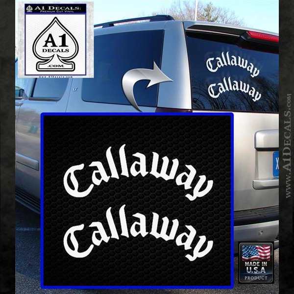 Callaway Golf Logo - Callaway Golf Logo Decal Sticker 2 Pack » A1 Decals