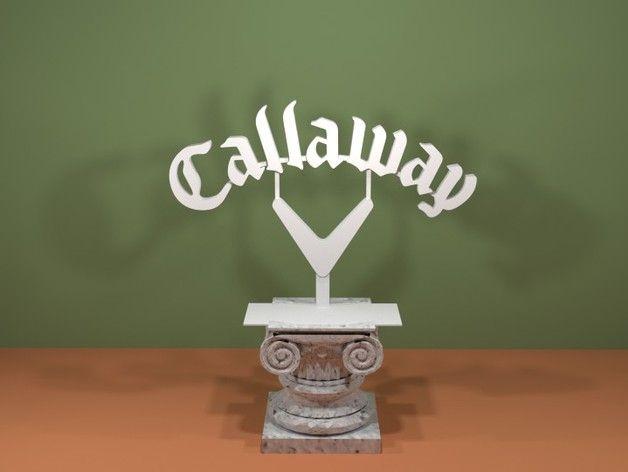 Callaway Golf Logo - Callaway Golf Logo by AwesomeA - Thingiverse