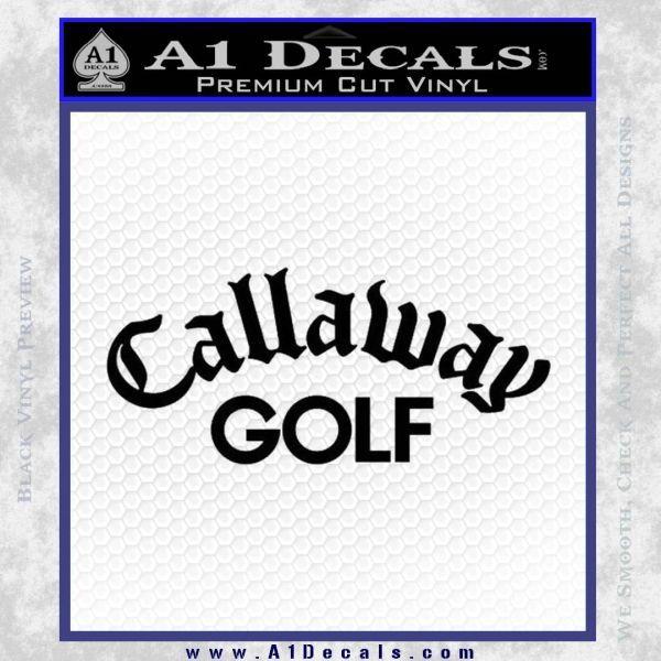 Callaway Golf Logo - Callaway Golf Logo Decal Sticker » A1 Decals