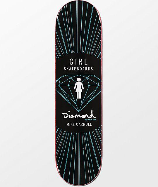 Diamond Skateboard Logo - Girl x Diamond Supply Co Mike Carroll 8.0 Skateboard Deck