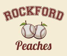 Rockford Peaches Logo - Best Rockford Peaches image. Baseball league, All american