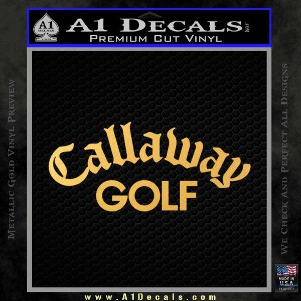 Callaway Golf Logo - Callaway Golf Logo Decal Sticker » A1 Decals