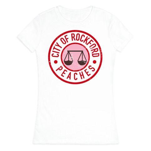 Rockford Peaches Logo - City Of Rockford Peaches T-Shirt | LookHUMAN