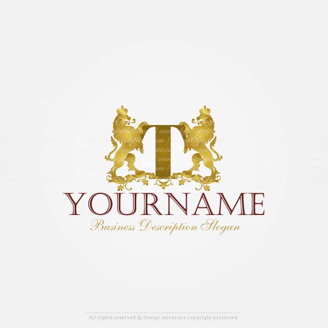 Royal Company Logo - logos designs 000649 royal lion logo design online
