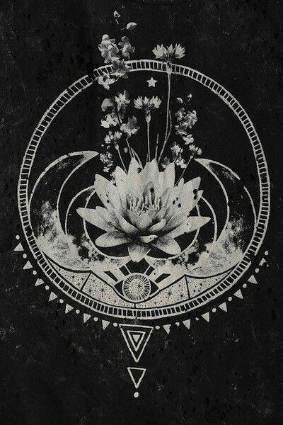 Triangle Lotus Flower Logo - The Lotus, Crescent, Triangle: The Divine | Cosmicology | Tattoos ...