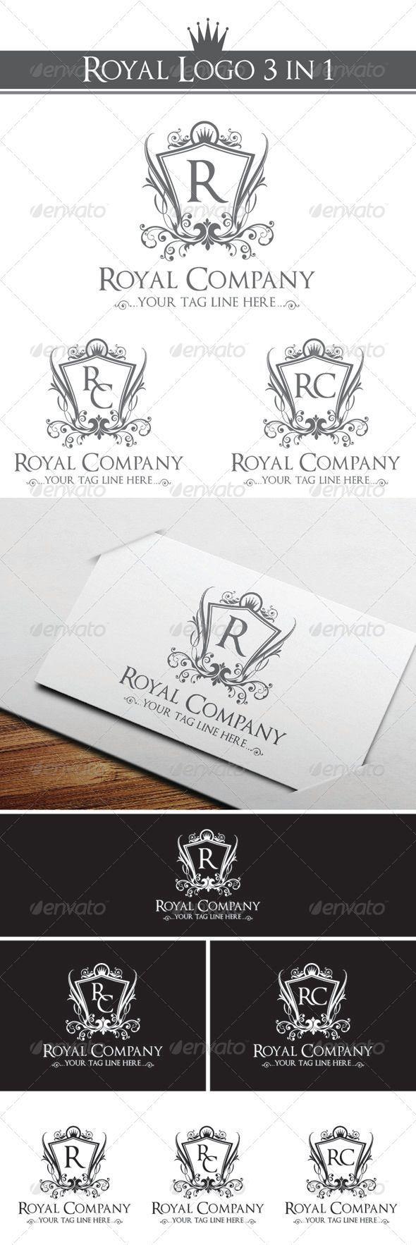 Royal Company Logo - Royal Company Logo Template #GraphicRiver Royal Company logo 3 in 1 ...