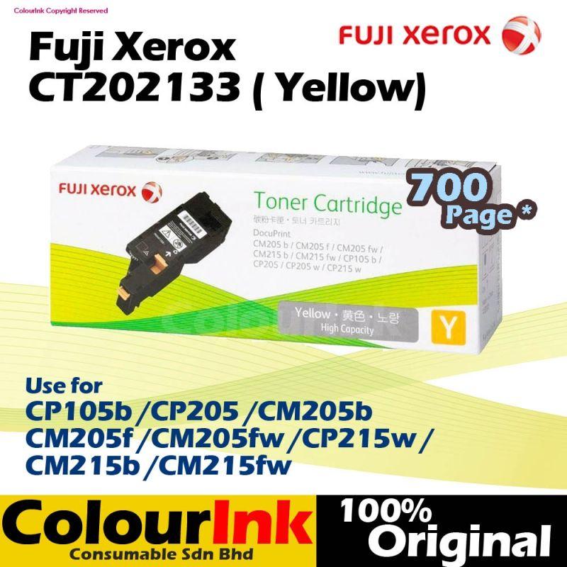 Fuji Xerox Logo - Fuji Xerox CT202133 (Low) Original Yellow Toner CP105b CM205b CP215b
