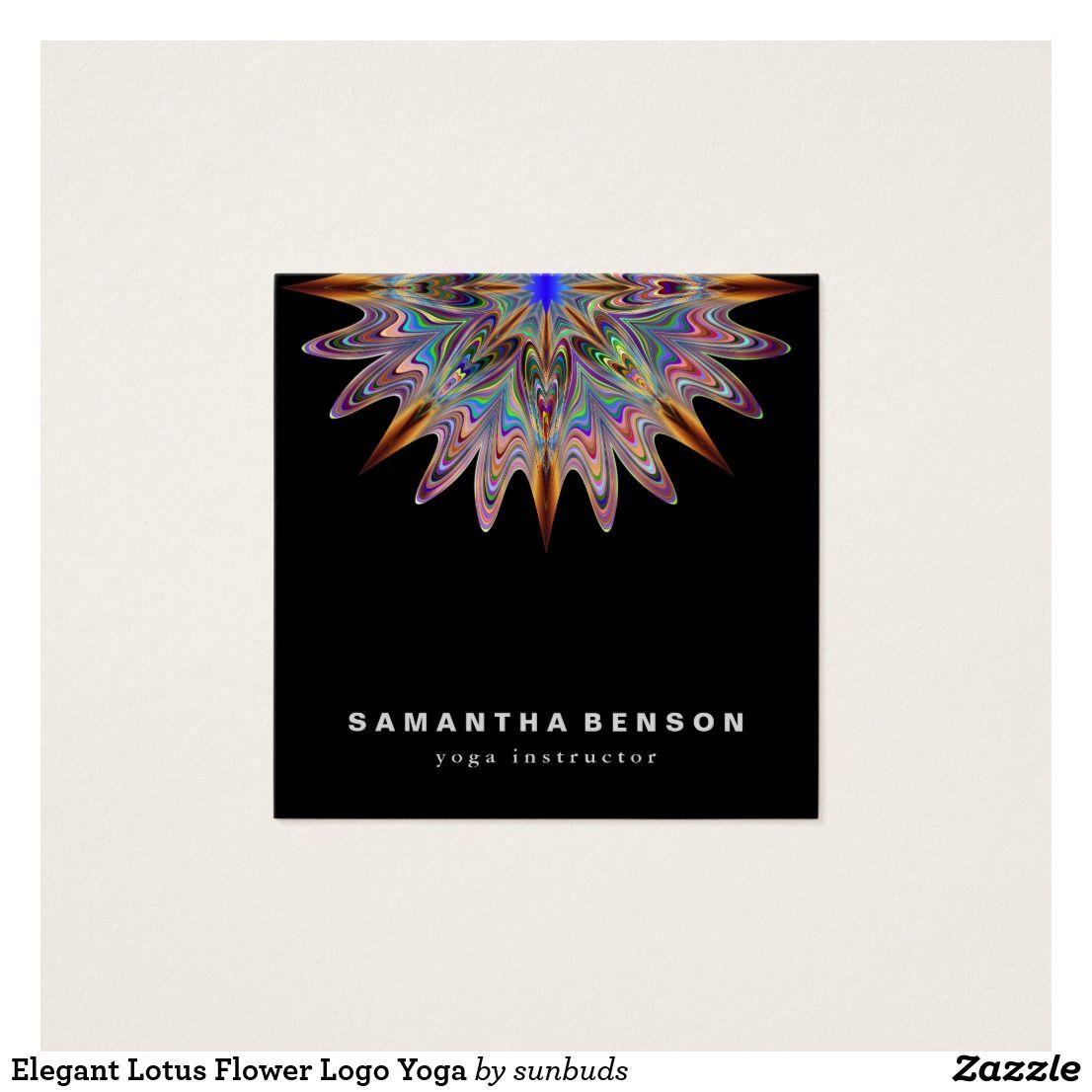 Triangle Lotus Flower Logo - Elegant Lotus Flower Logo Yoga | Zazzle Best Seller | Flowers ...