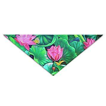 Triangle Lotus Flower Logo - Amazon.com: MuaePzdl Lotus Flower Insect Butterfly Turban Triangle ...
