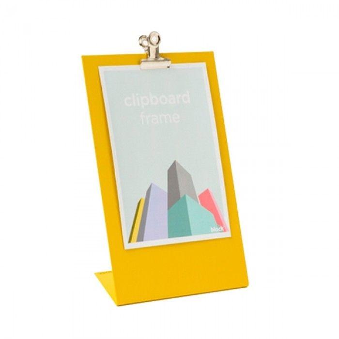 Yellow and Red Candy Logo - Block Clipboard Frame (Yellow 3 Sizes Available) - Red Candy