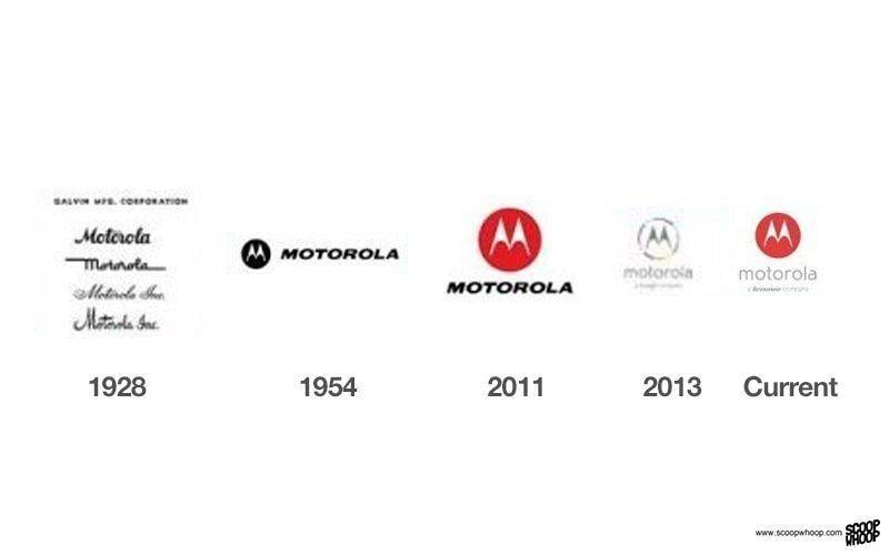 Who Owns the Motorola Logo - You Won't Believe How Much Brand Logos Have Changed Over The Years