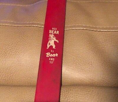 Red Bear Amo Logo - VINTAGE RED BEAR By Fred Bear Recurve Bow AMO 50 Youth Bow Archery