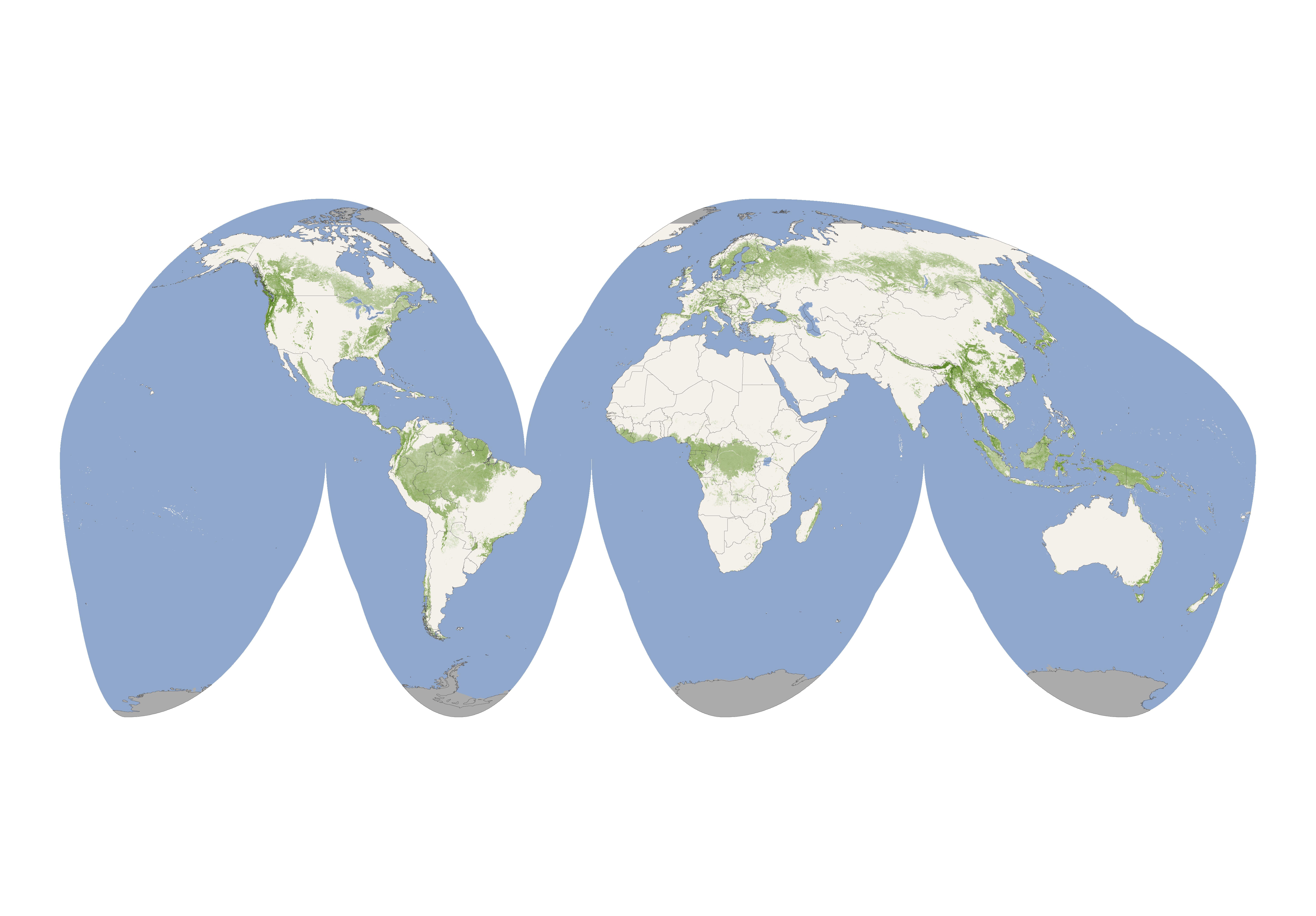 Sliced Globe Logo - NASA - First-of-its-Kind Map Depicts Global Forest Heights